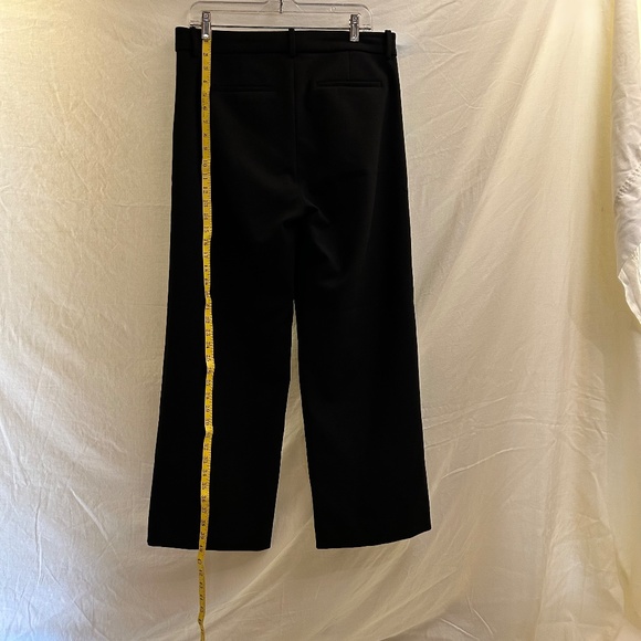 J.Crew black slim ankle pants-work trousers (Size 12 petite) - Picture 2 of 6